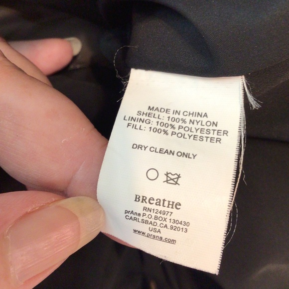 Prana Men’s Waylen Puffer Jacket Gray Size Large Bomber Sherpa Collar Corduroy - Picture 11 of 12